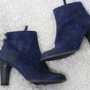 n.d.c. made by hand seude ankle boots.